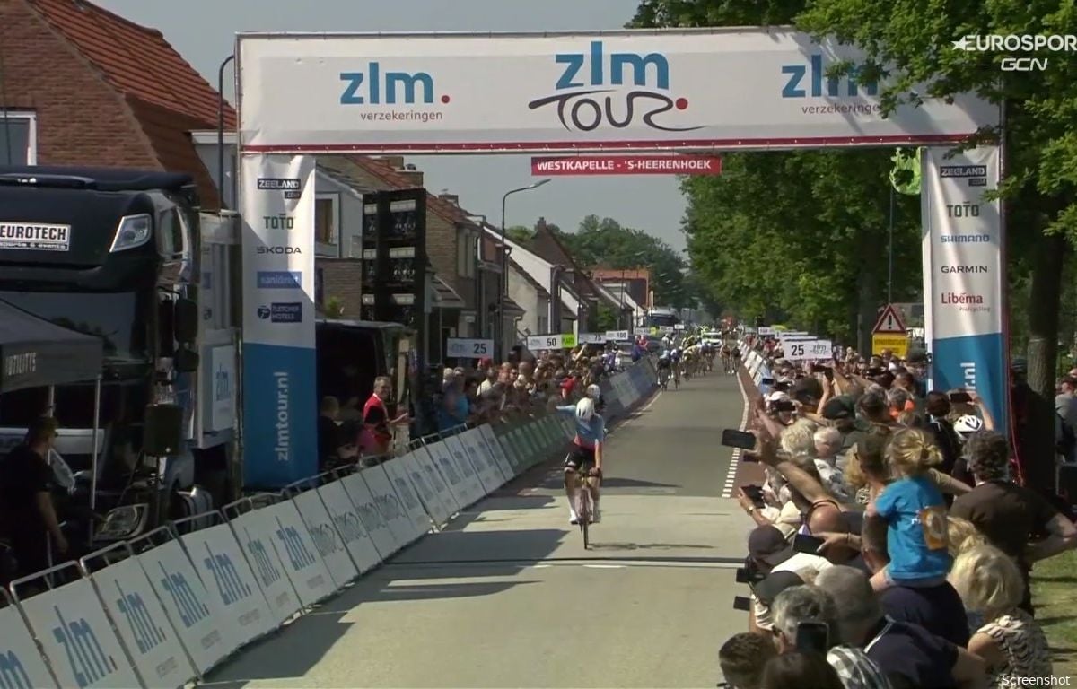 Yentl Vandevelde schenkt Tour de Tietema-Unibet grote zege in ZLM Tour; peloton laat zich foppen