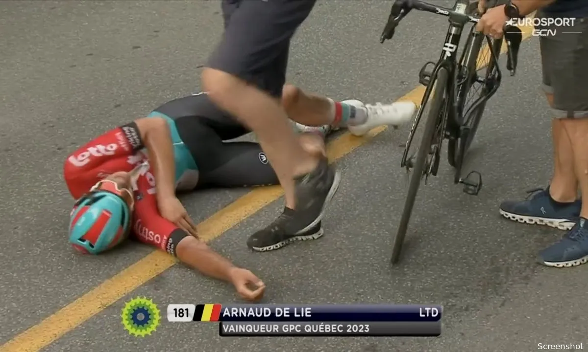 Zo ziet eerste WorldTour-zege eruit: perfecte lead-out Jumbo-Visma, maar De Lie knalt in GP Quebec naar zege