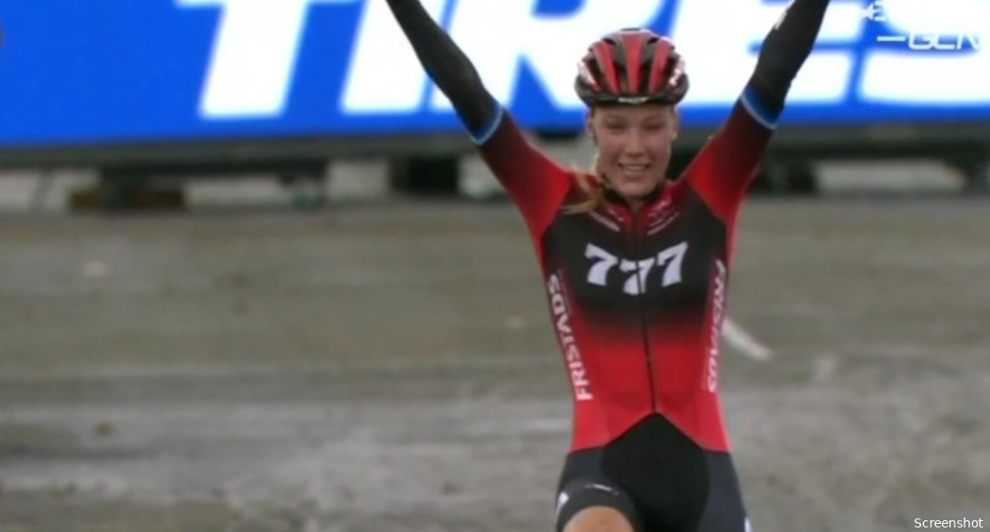 Annemarie Worst verslaat andere Nederlandse dames in Parkcross Maldegem