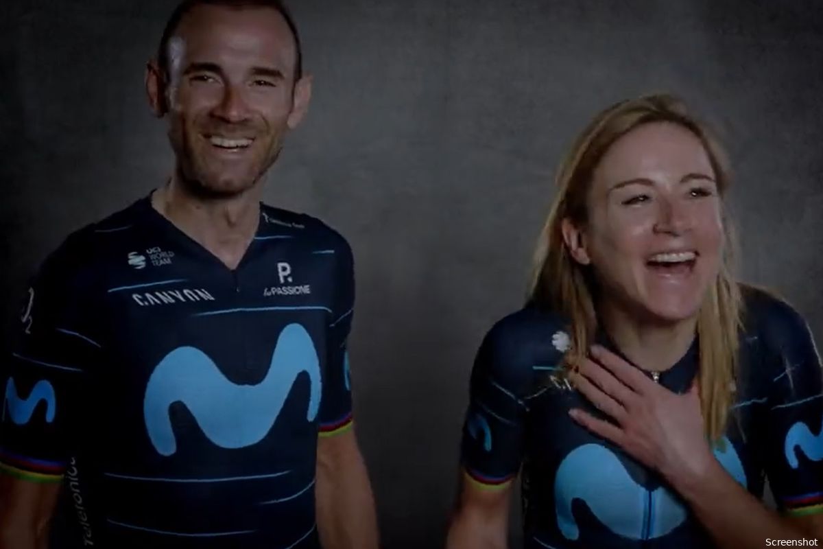 Wieleroutfits WorldTour 2022 | Movistar verrast met flitsend donkerblauw  tricot | Indeleiderstrui.nl