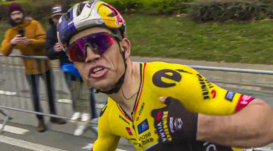 'Ik moet just niks!': een nu al legendarische uitspraak van Van Aert, als antwoord op de uitspraken dat hij de Ronde van Vlaanderen en Parijs-Roubaix moét winnen.