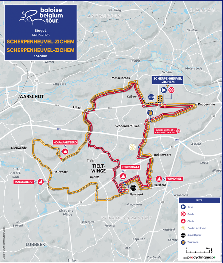 Favorieten etappe 1 Baloise Belgium Tour 2023 Van der Poel vol voor