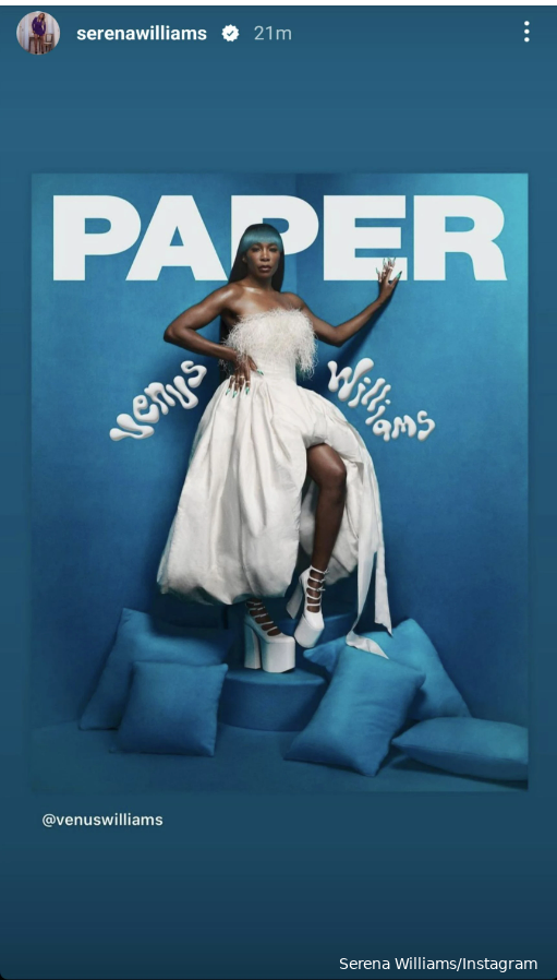 Serena Williams supports Venus Williams after recent magazine cover