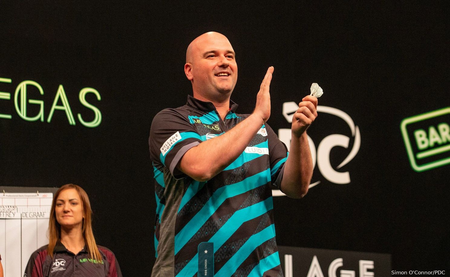 Speelschema zondagavond op World Matchplay 2024 met onder andere Gian van Veen, Joe Cullen en Peter Wright