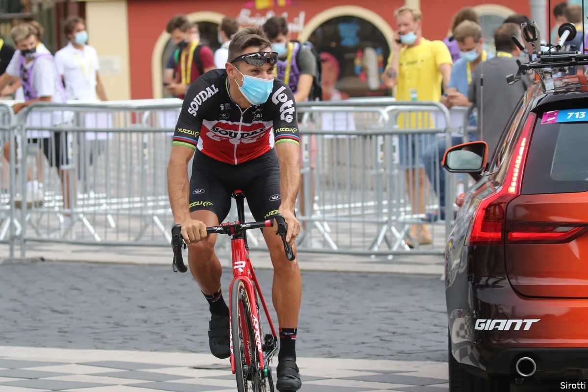 Gilbert kreeg gat naar Evenepoel niet dicht met latere aanval: 'Zat te ver toen ze gingen'