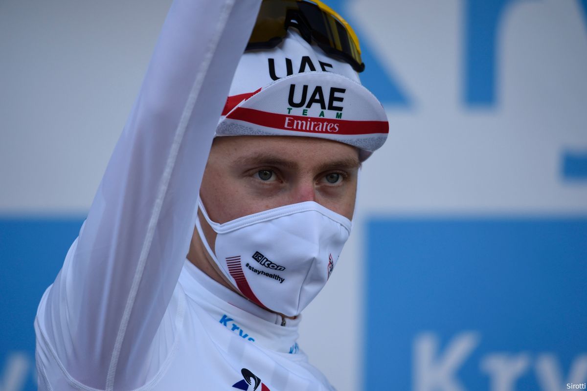Pogacar klopt Yates en maakt favorietenrol waar op Jebel Hafeet in UAE Tour