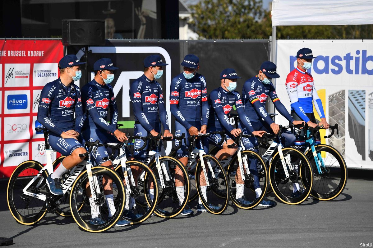 Alpecin-Fenix realistisch richting Giro-debuut: 'Impact met Van der Poel altijd groter'