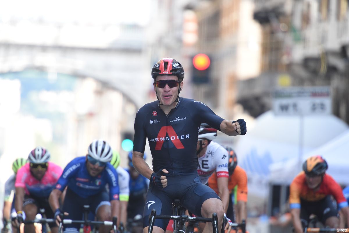 Hayter wint vijfde etappe Tour of Britain na valpartij in slotkilometer