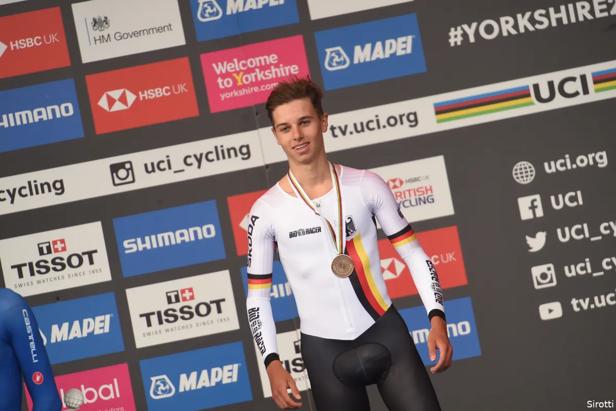 Brenner, supertalent van Team DSM: 'Ik wil me niet vergelijken met Evenepoel of Bernal'