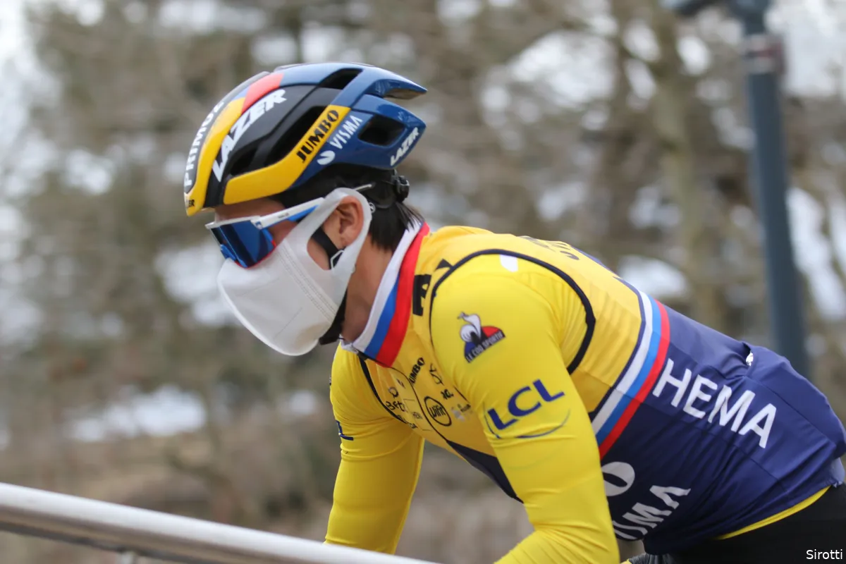 Roglic dankt ritwinst aan zware etappe: 'We waren allemaal moe, dus waarom niet?'