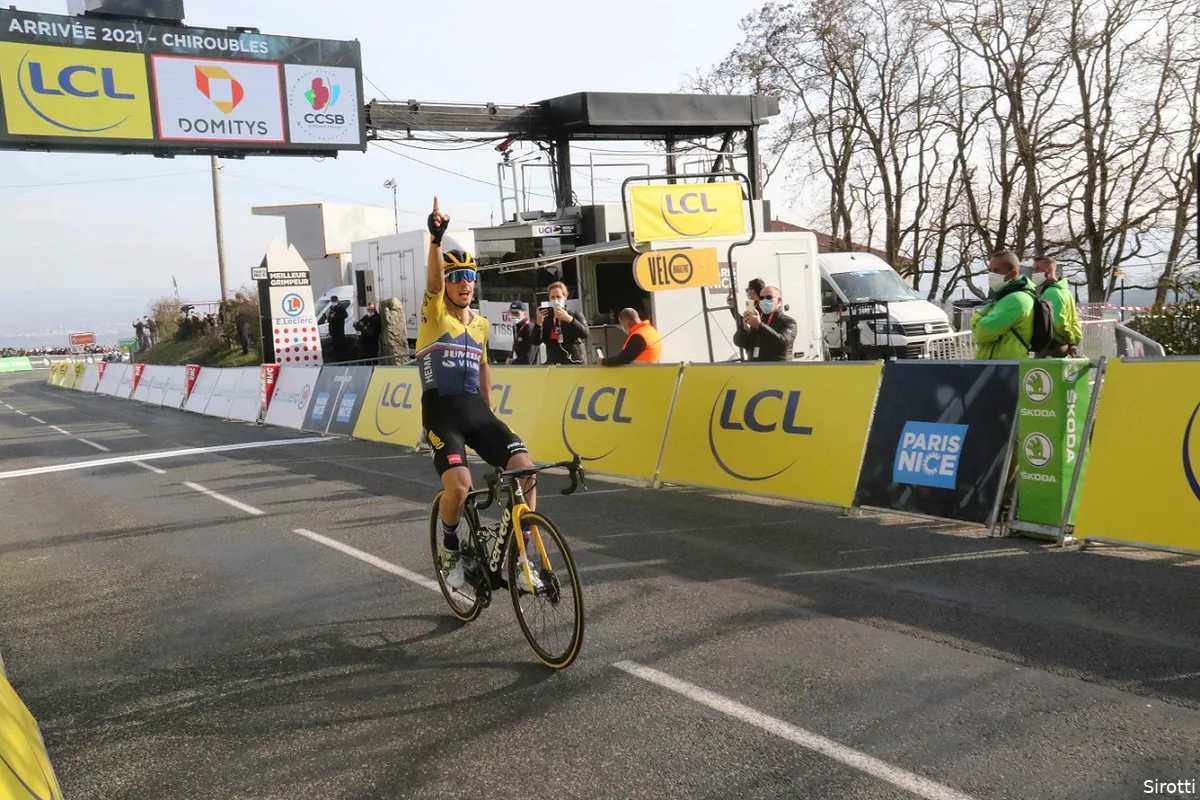 Roglic blaast tegenstand in Parijs-Nice weg; Geoghegan Hart geeft op na crash