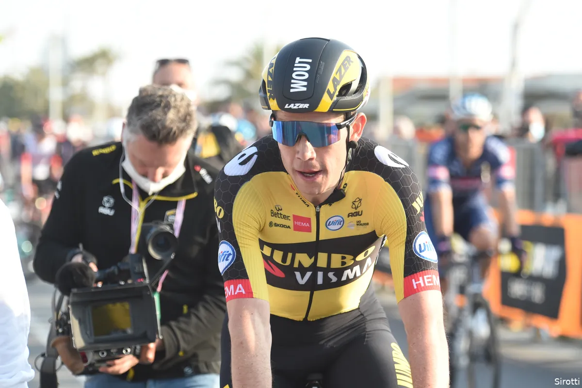 Van Aert zet eindzege Tirreno uit het hoofd: 'Was net survival of the fittest'