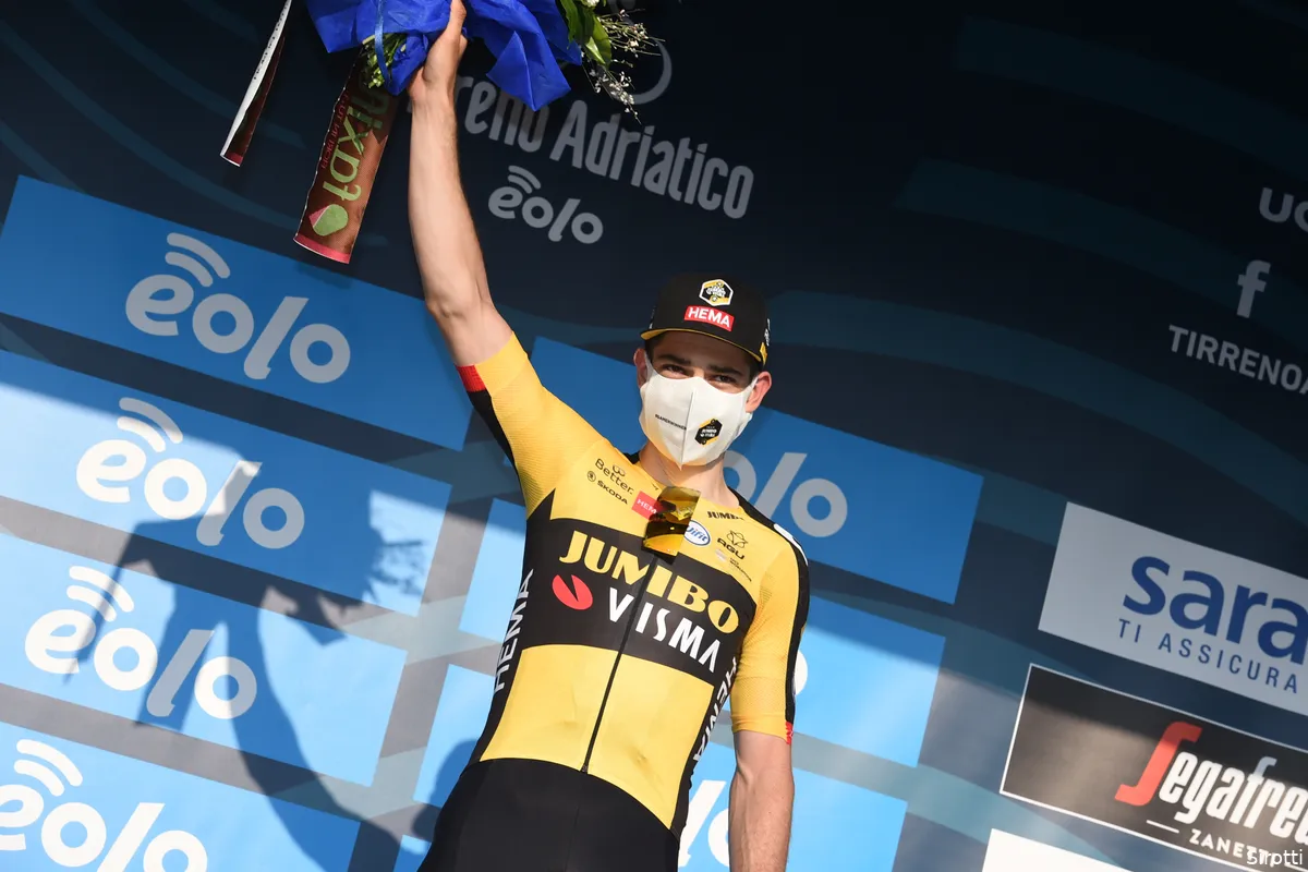 Van Aert klopt Küng en Ganna in tijdrit, Pogacar eindwinnaar Tirreno-Adriatico