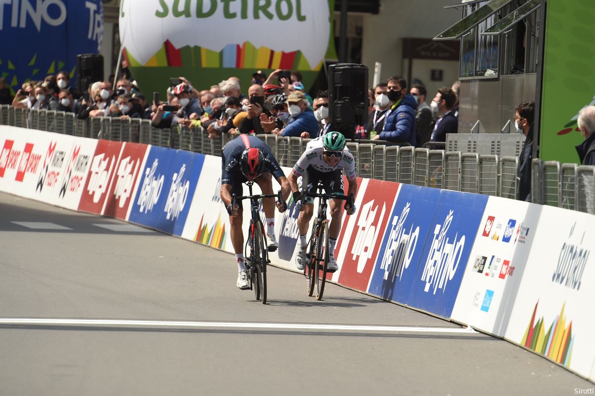 Moscon wint derde etappe Tour of the Alps in sprint, tweede etappe van de ronde
