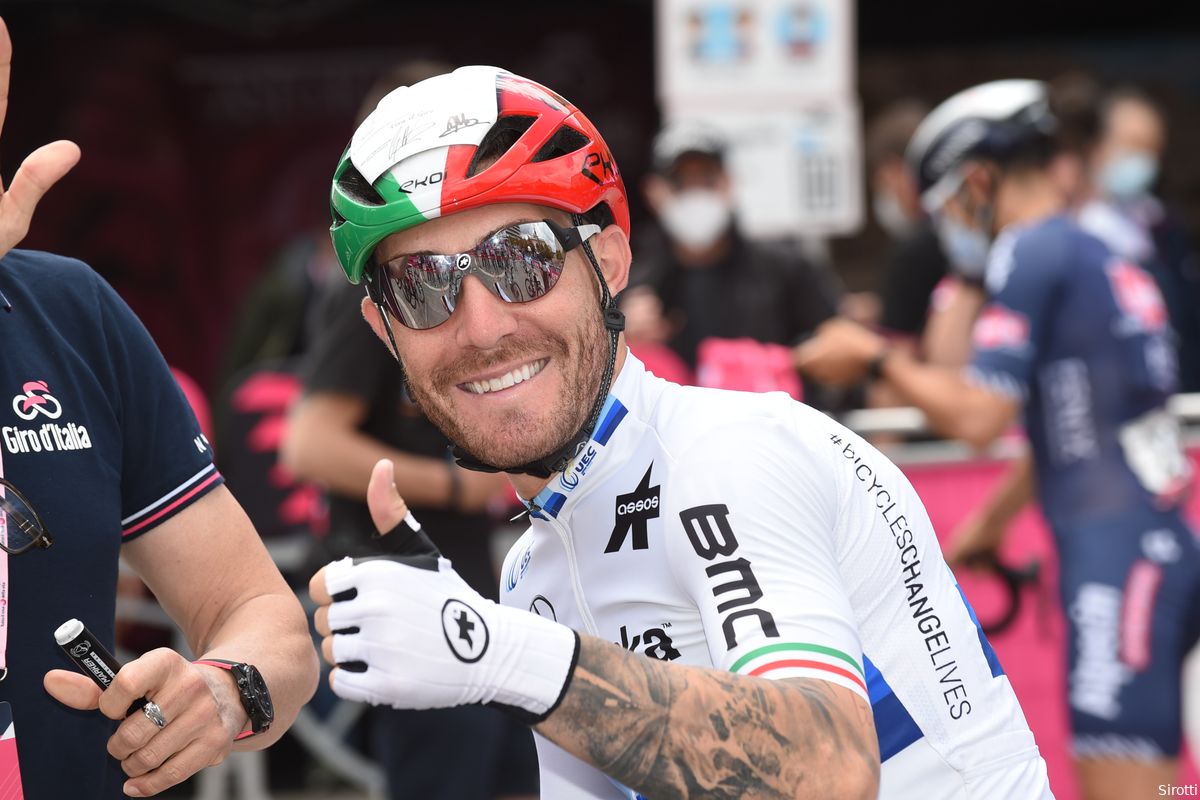 Nizzolo sprint naar tweede plek in Tour of Britain: 'Mijn benen zaten vol lactaat'