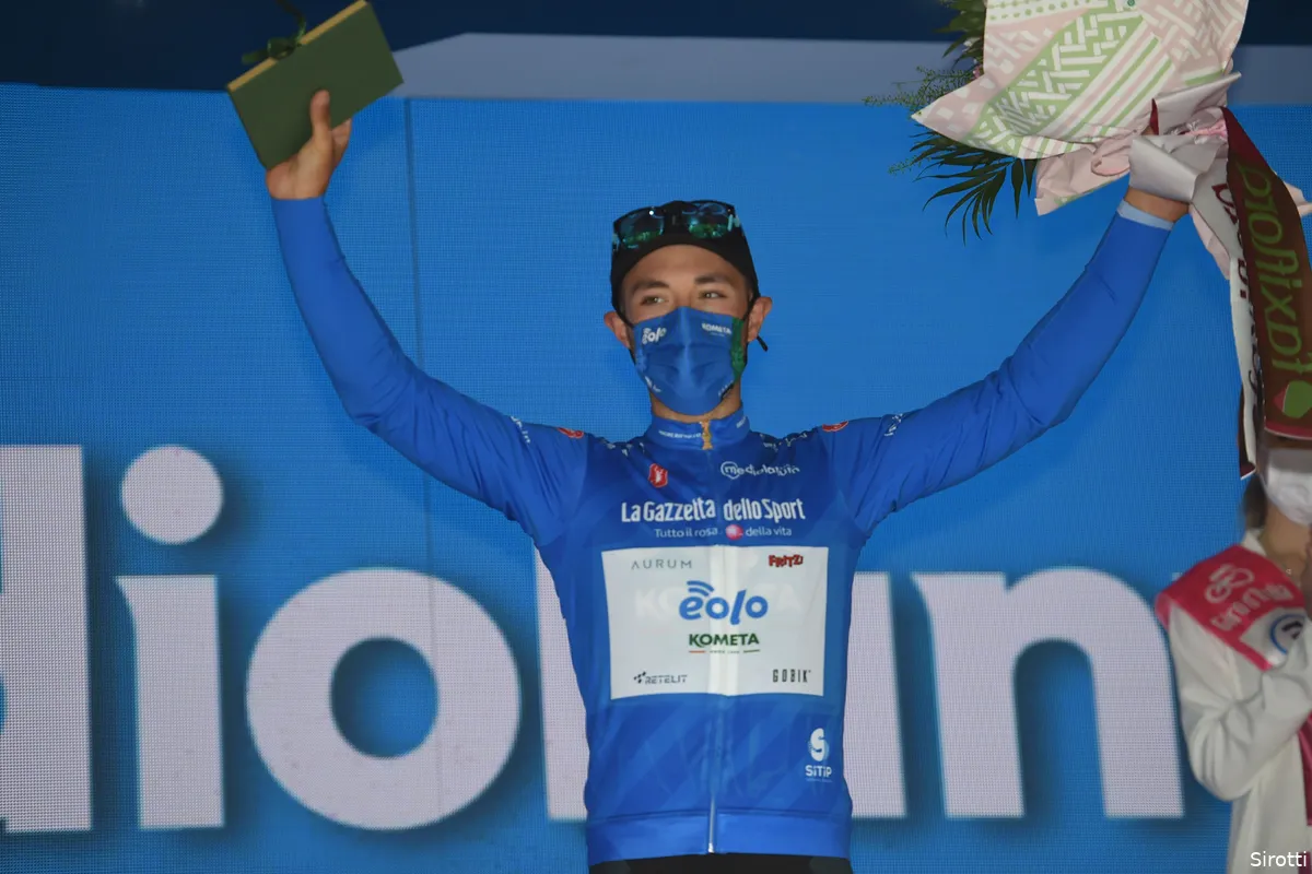 Albanese pakt eerste bergtrui: 'Fantastisch om onze Giro zo te beginnen'