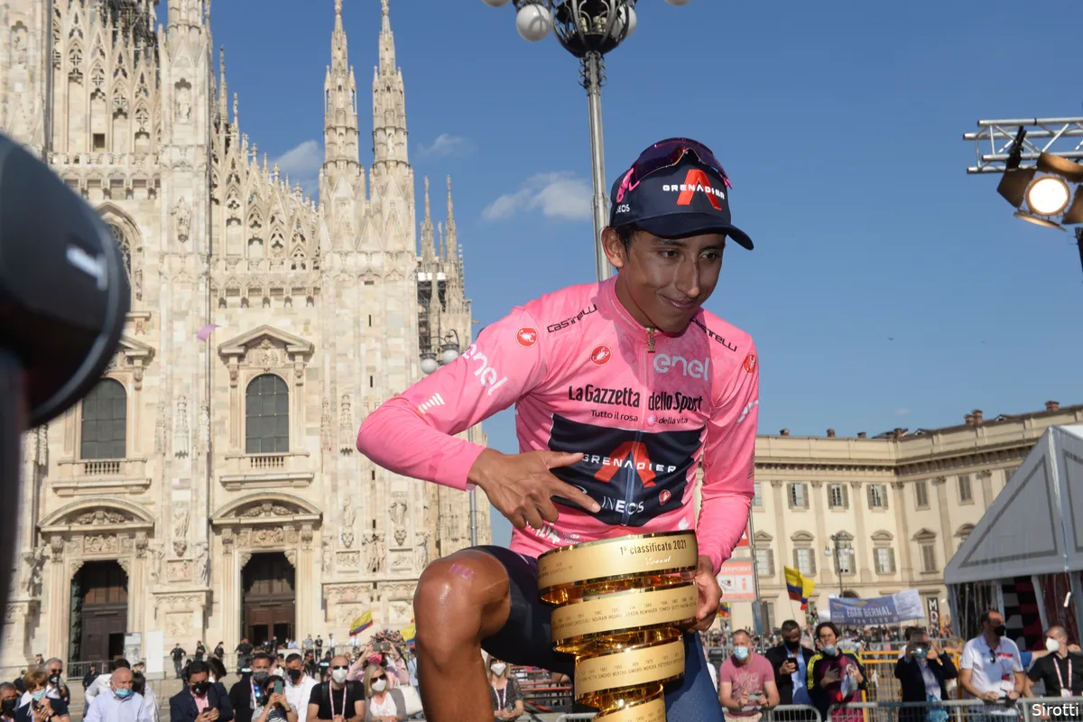Egan Bernal wil terug naar Giro: 'In 2023 alle races doen die ik dit jaar niet heb kunnen rijden'