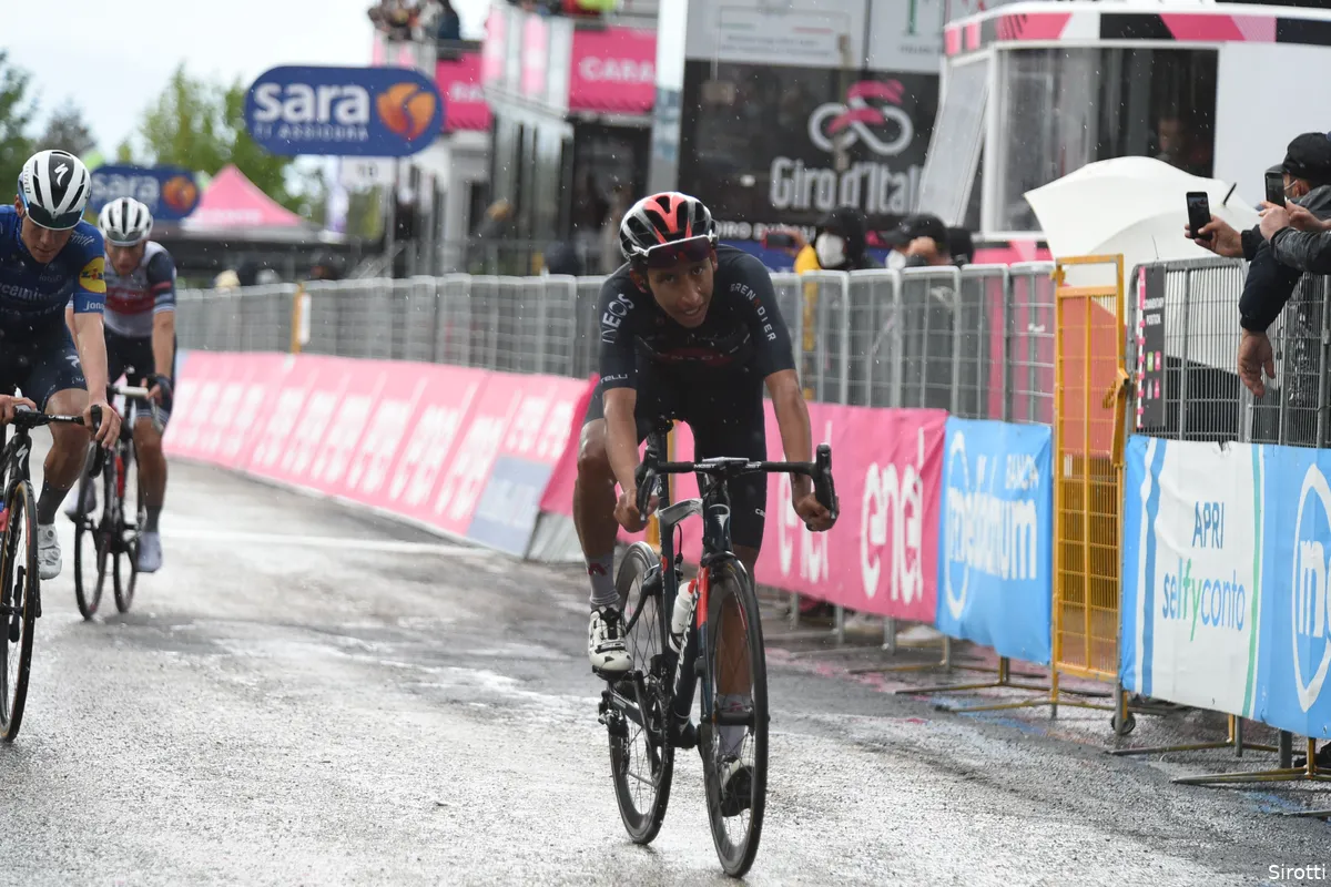 Bernal en INEOS nemen initiatief in Giro: 'Pakte niet helemaal uit zoals we wilden'