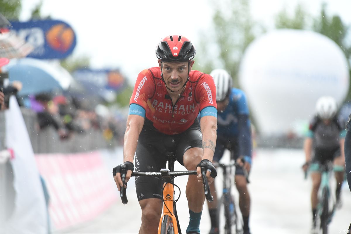 Caruso kan zijn geluk niet op na ritzege in Giro: 'Ik ben de gelukkigste man op aarde'