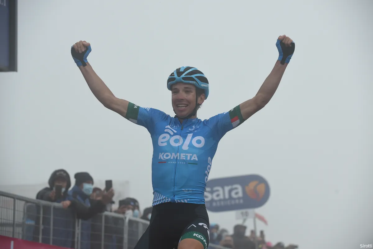 Fortunato kraait victorie in tweede etappe Ronde van Asturië; Italiaan grijpt ook de leiderstrui