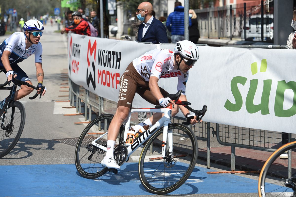 Gallopin jarig tijdens Giro-etappe: 'Moeilijk om te winnen, maar zou mooi zijn!'