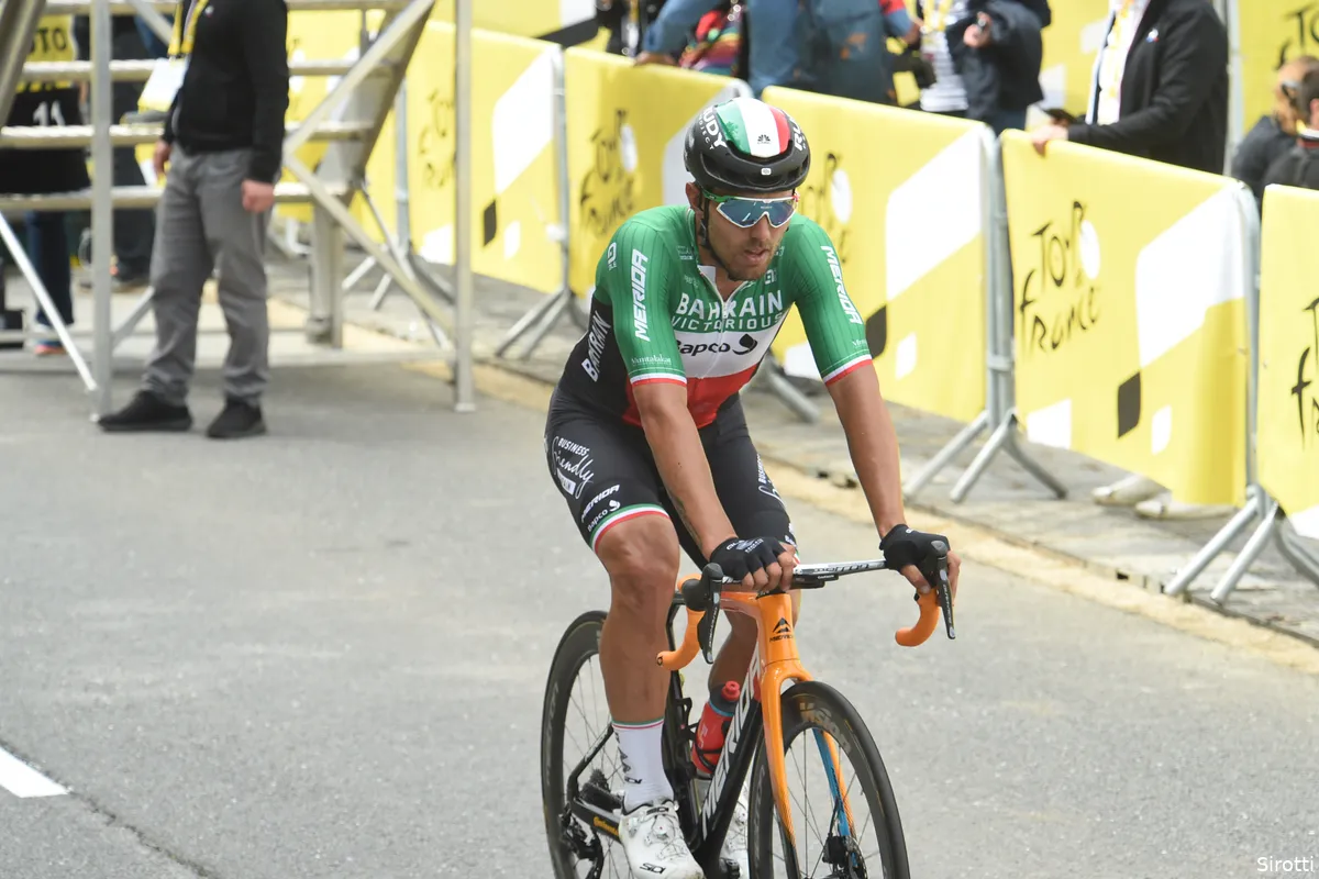 Colbrelli neemt zichzelf niks kwalijk in crash Roglic: 'Wilde dat het niet was gebeurd'