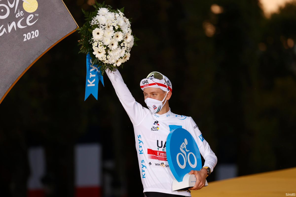 Favorieten witte trui Tour de France | Combineert Pogacar wederom het wit met het geel?