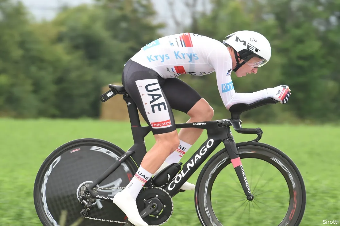 Pogacar en Van der Poel winnaars van Tourtijdrit met etappezege en behoud gele trui