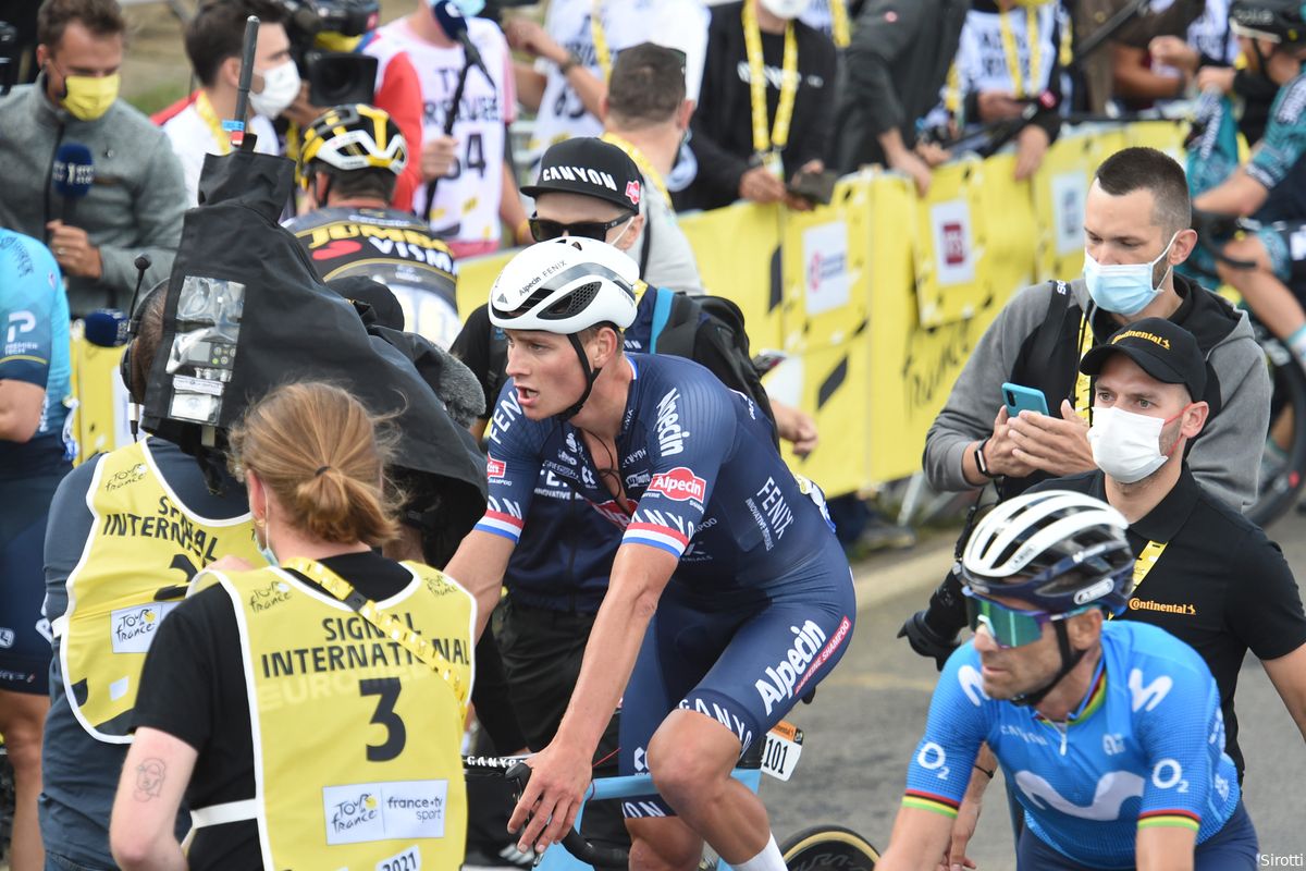 Reacties etappe 2 Tour de France | Van der Poel geprezen, gemixte emoties bij hoofdrolspelers