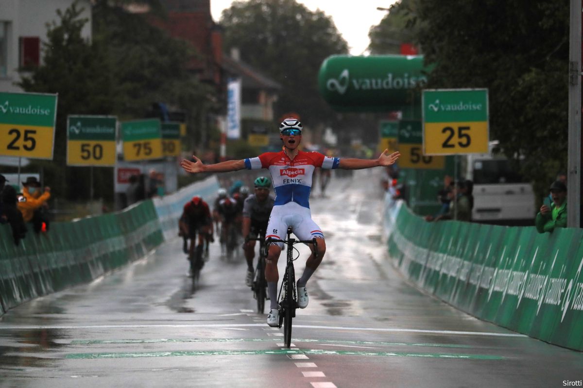 Machtige Van der Poel rekent af met concurrentie in etappe 2 Ronde van Zwitserland