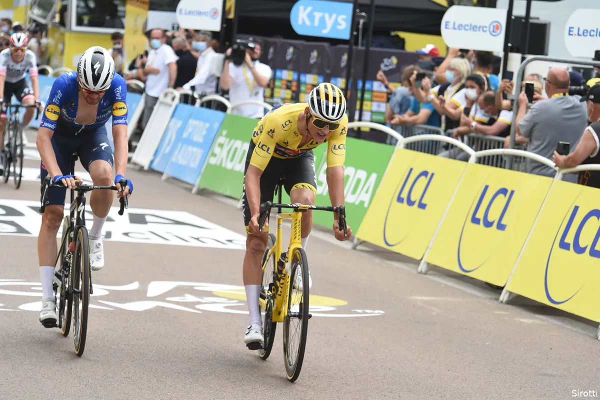 Van der Poel laat jongetje stralen van geluk en 'zou graag doorrijden tot Parijs'