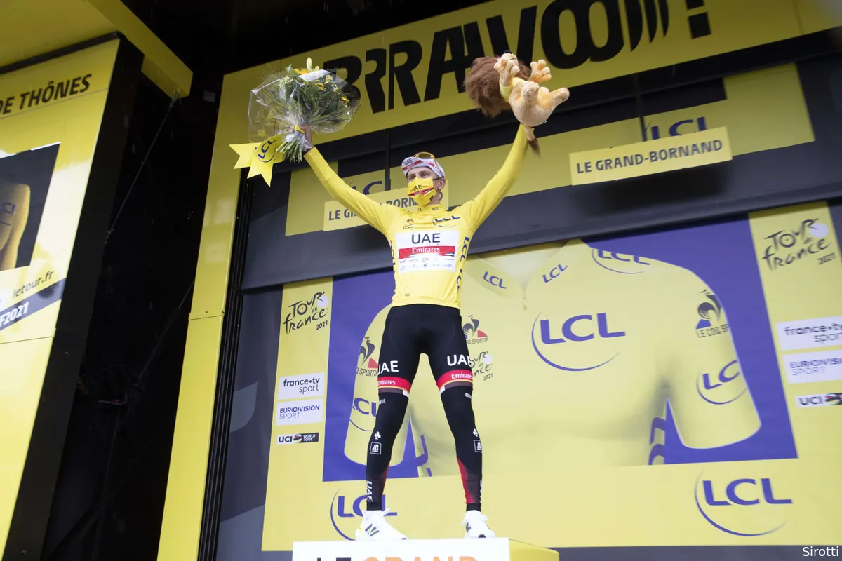 Pogacar grijpt het geel: 'Had gedacht dat de concurrentie vandaag opnieuw zou aanvallen'