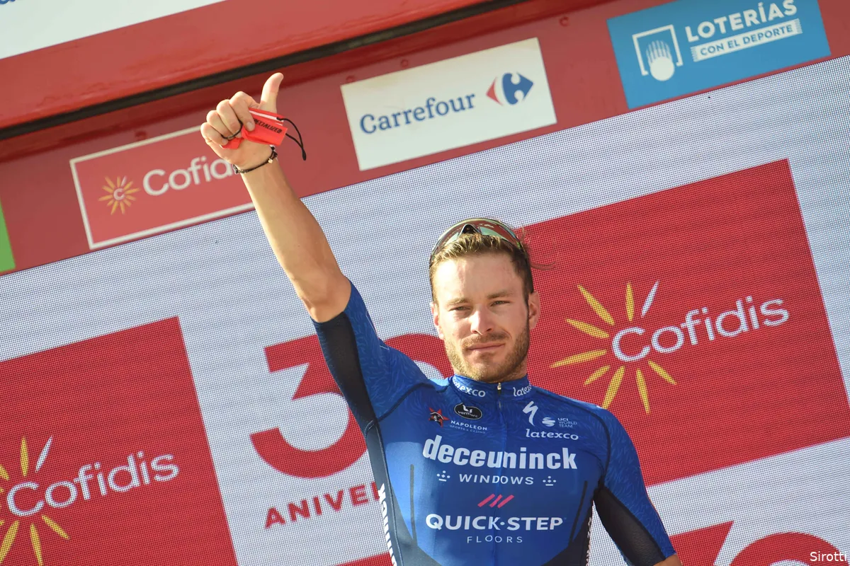 Sénéchal kreeg moraal van succesvolle Vuelta: 'Geweldig dat Jakobsen weer op zijn best is'