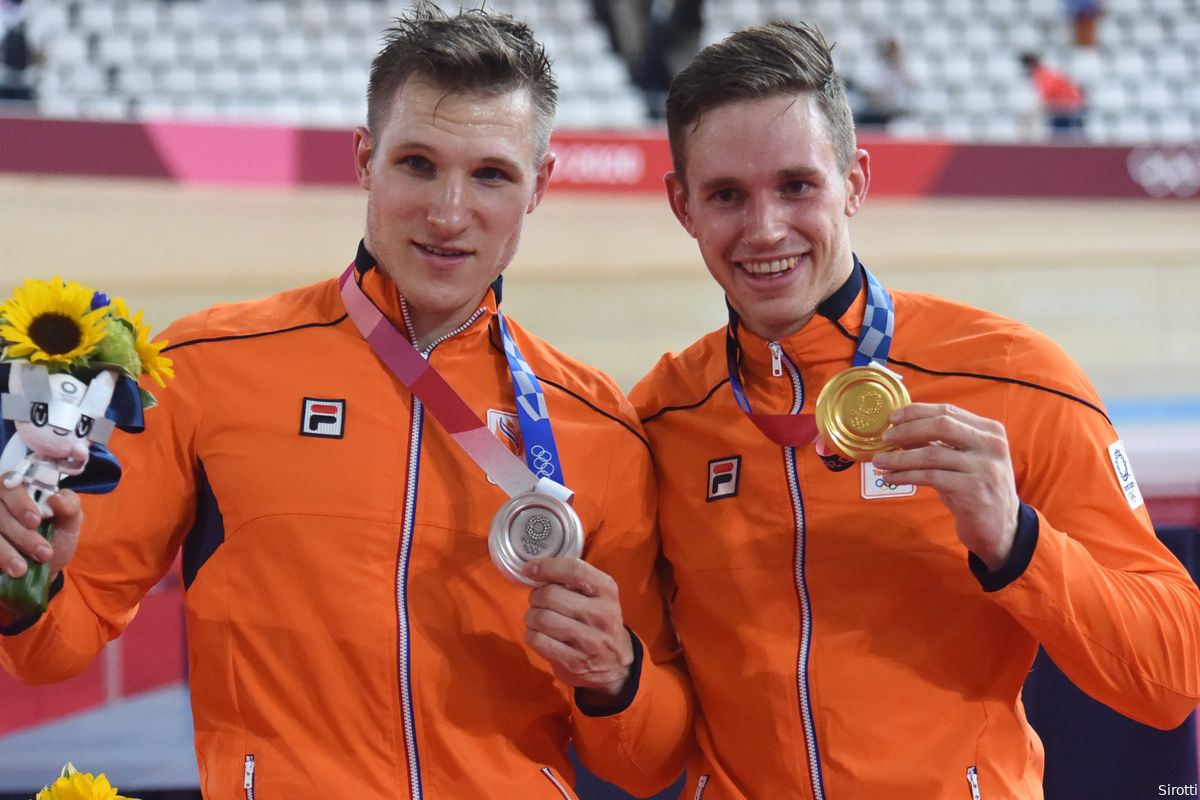 Wielrennen op de Olympische Spelen | Lavreysen en Hoogland halen hun medailles op