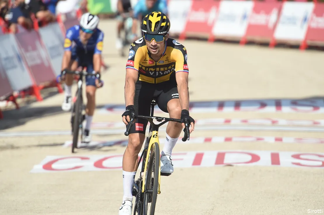 Roglic wordt nipt geklopt door Cort: 'Hij verdiende het om te winnen'