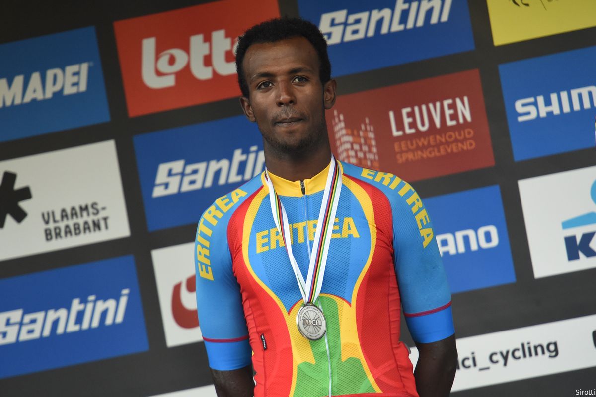 Ghirmay trots op zilveren medaille: 'Dit betekent veel voor Eritrea'