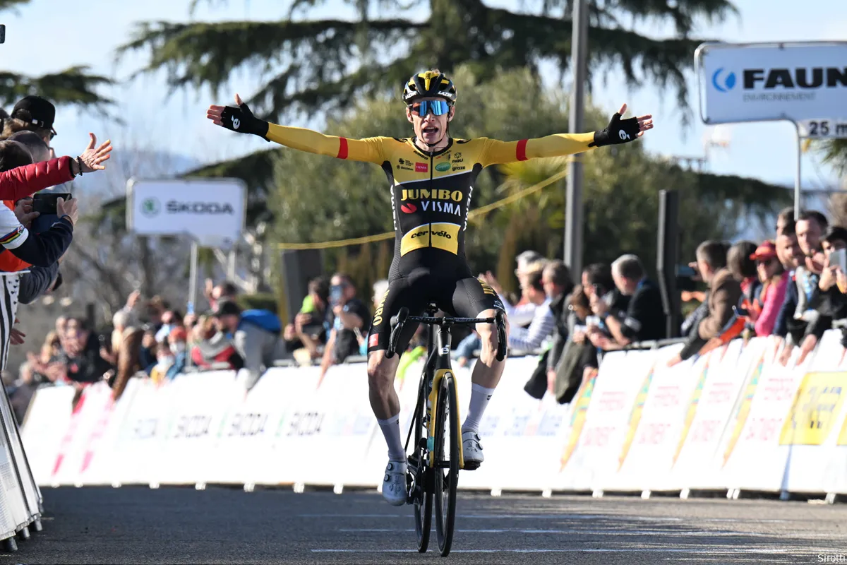 IJzersterke Vingegaard schenkt Jumbo-Visma mooie zege in Faun Drôme Classic