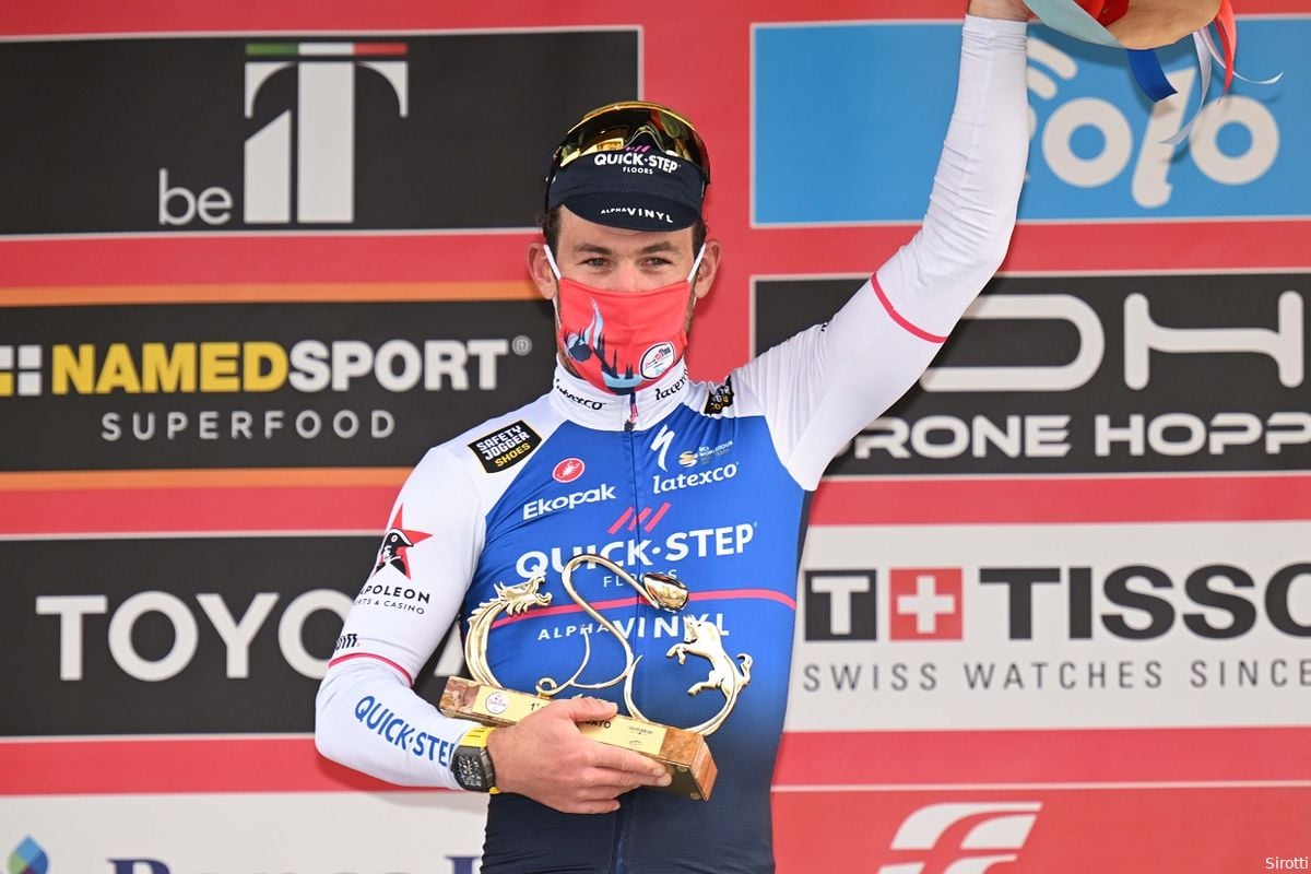 Cavendish blij met zege én Mørkøv: 'Solide sprinttrein dit seizoen vaak op pad met Jakobsen'