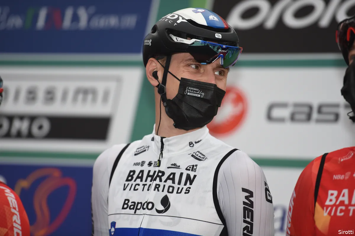 Mohoric teleurgesteld na tweede plaats in Gran Piemonte: 'Alleen overwinningen tellen'