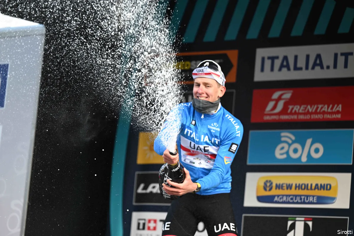 Tirreno-Adriatico 2022 | Pogacar koning, keizer en admiraal van de Twee Zeeën