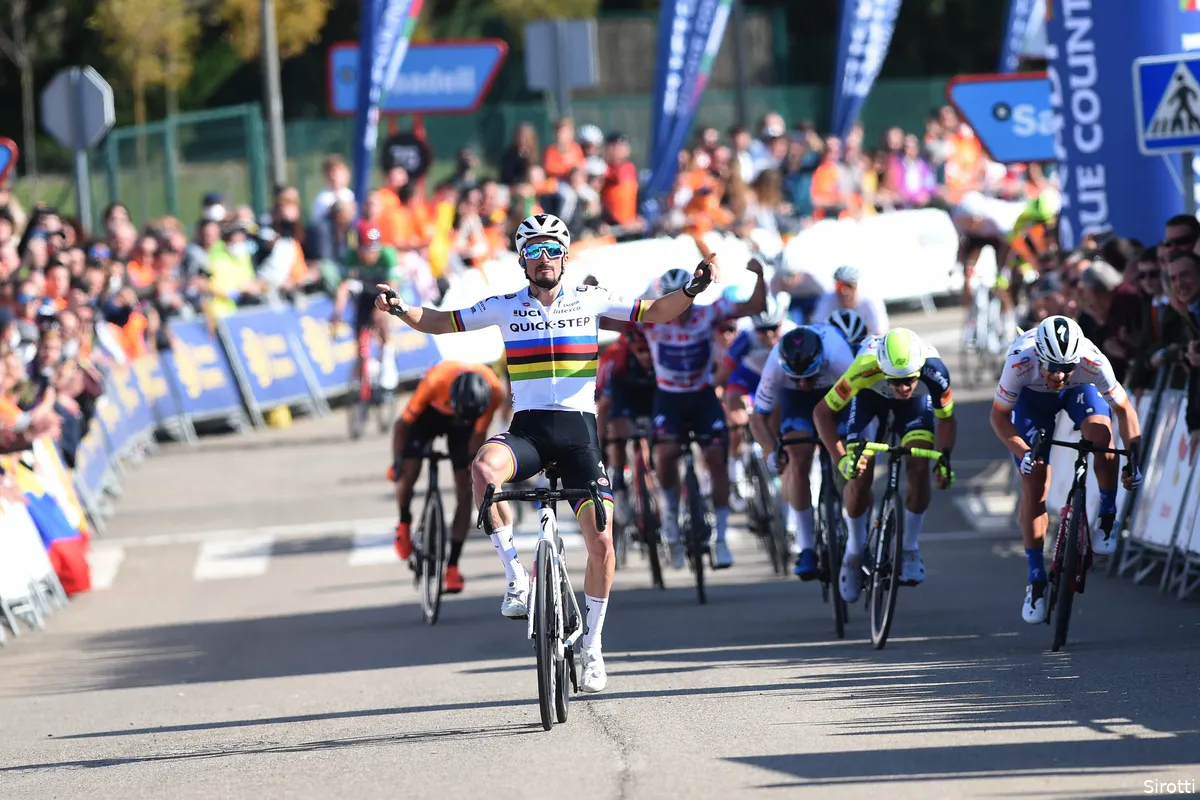 Vluchter Ruiz haalt het nèt niet, Alaphilippe wint etappe in het Baskenland