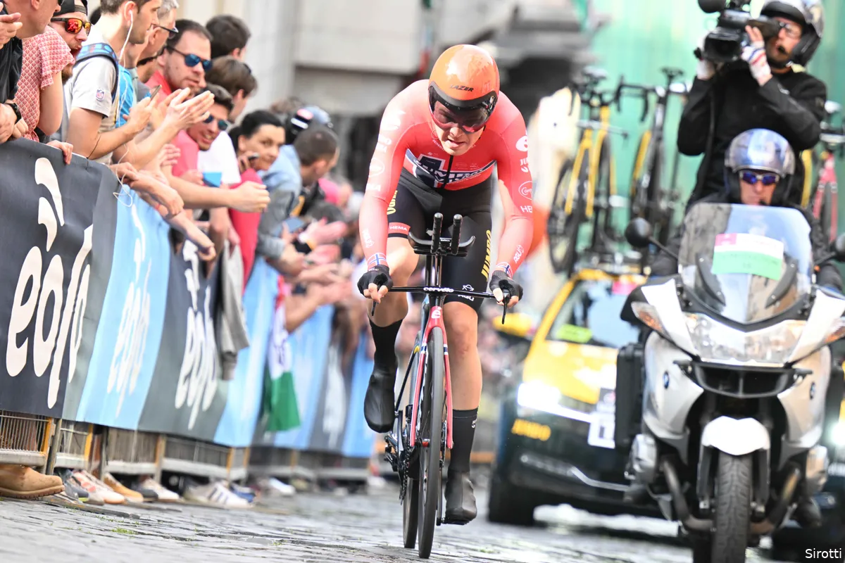 Sobrero, Tulett en Schmid stunten tussen gevestigde orde in tijdrit Giro, ook jonkie Foss levert