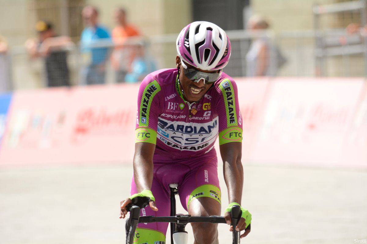 Henok Muhlubhran (Bardiani) cleverly gives Eritrea a stage victory in Tour of Rwanda