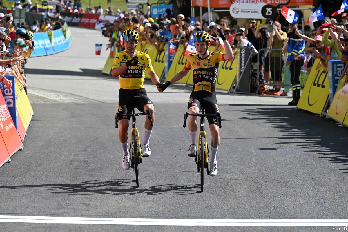 Jumbo-Visma maakt indruk in slotrit Dauphiné: ritzege Vingegaard, Roglic wint klassement