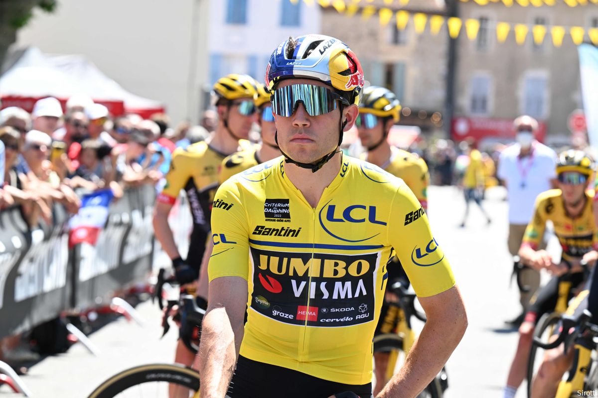 Van Aert met riante uitgangspositie in Dauphiné: 'Maar goed eindklassement lijkt me niet mogelijk'