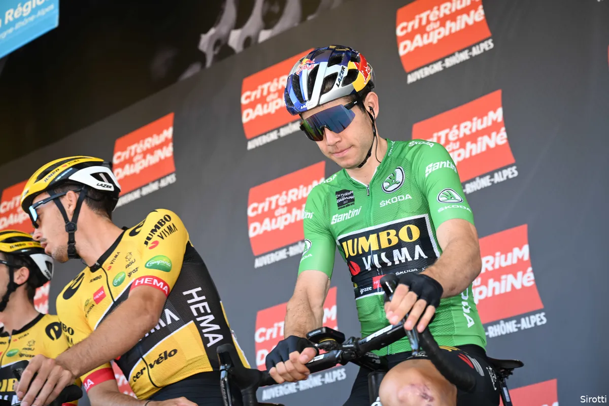 Van Aert volop bezig met groene trui-missie: 'Doe vanaf dag één aan alles mee'