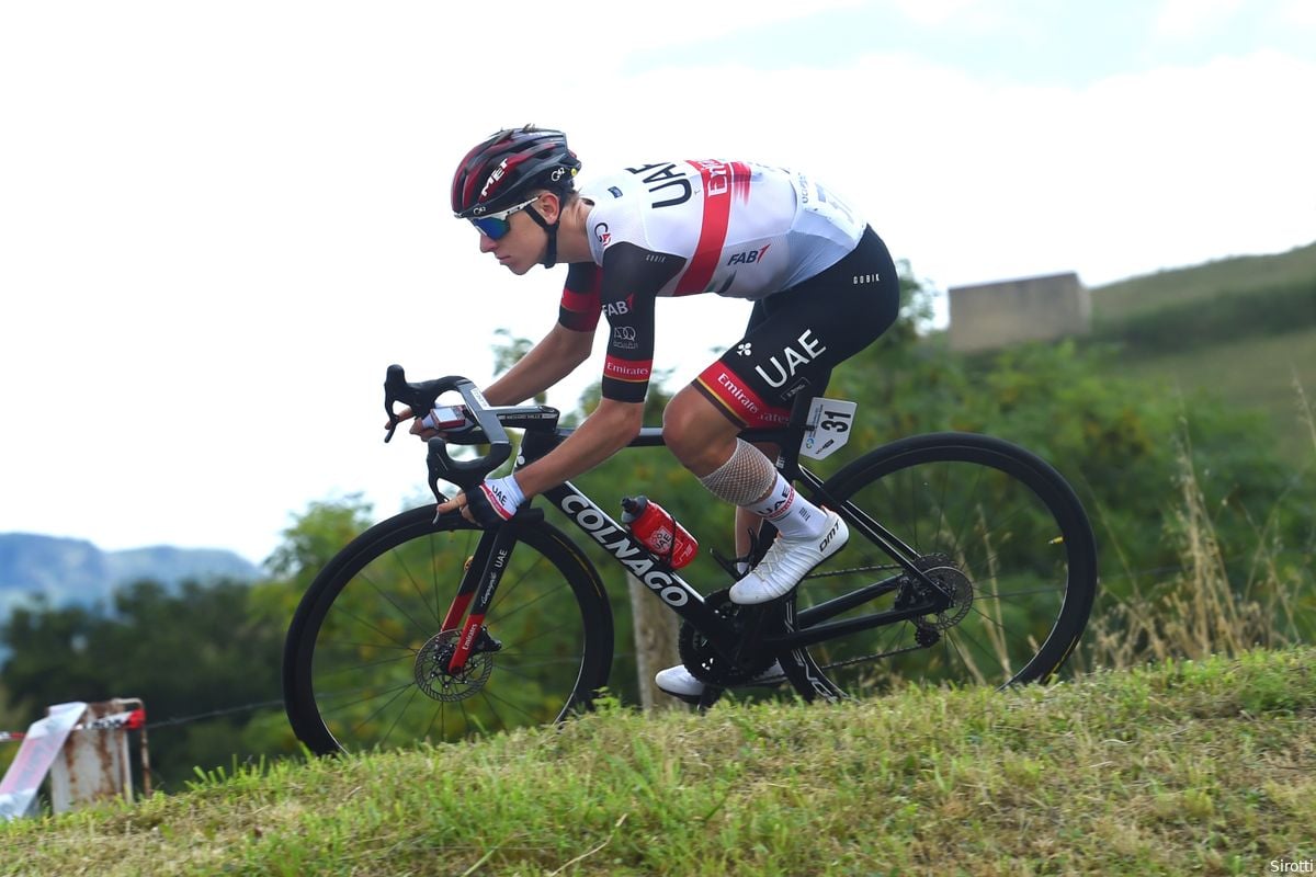 Pogacar maakt amper zes dagen na WK opwachting in Giro dell'Emilia