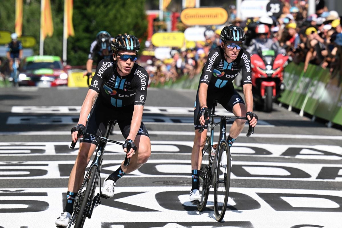 Tevredenheid bij Team DSM na Tour de France: 'We hebben stappen gemaakt'