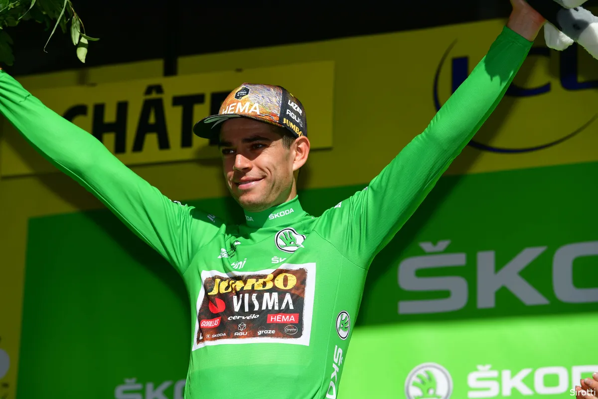 Van Aert raakte 'onverhoopt' in de kopgroep: 'Had de benen niet om iets te betekenen'