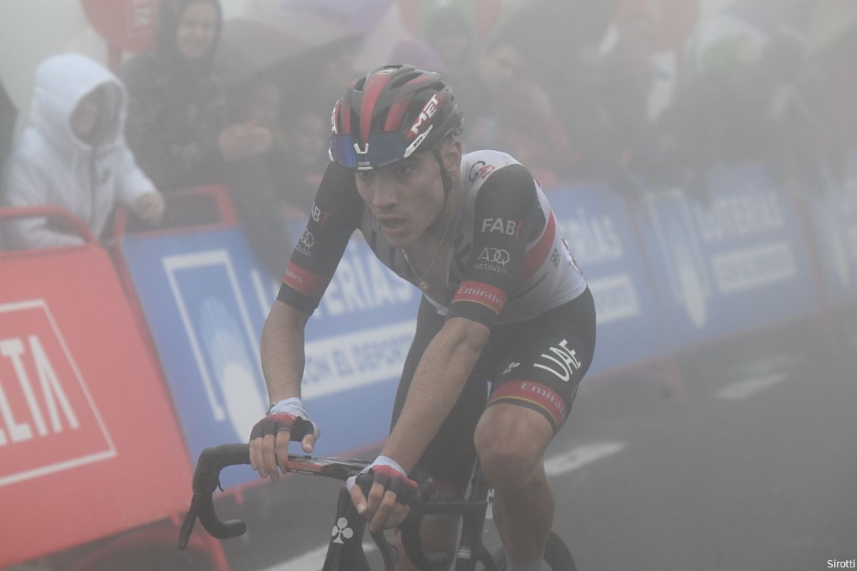 Juan Ayuso na twee weken Vuelta: 'De slotweek zal enorm lastig gaan worden'